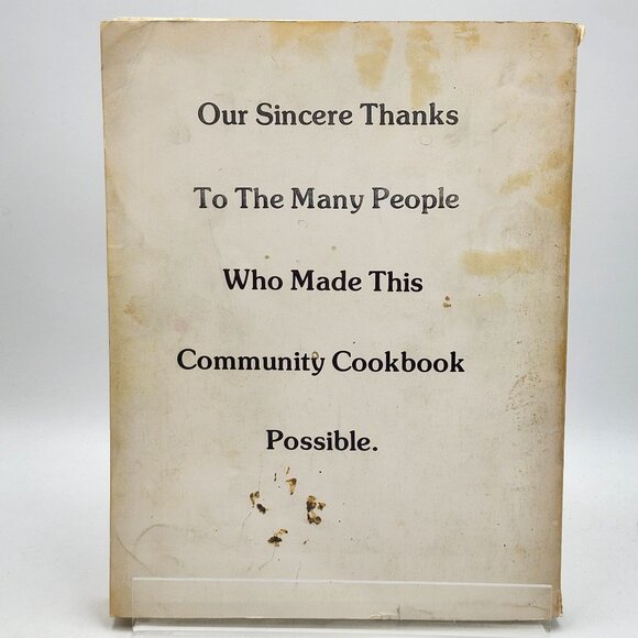 Vintage Fremont Newark California Community Cookbook - Picture 2 of 7